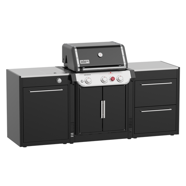 Вулична барбекю кухня для гриля Genesis E-335 Weber BBQ Kitchen Gas 231 63035410075 фото