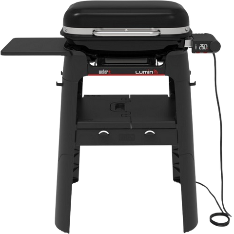 Електричний гриль Weber Lumin Smart з підставкою, чорний 1500691 фото