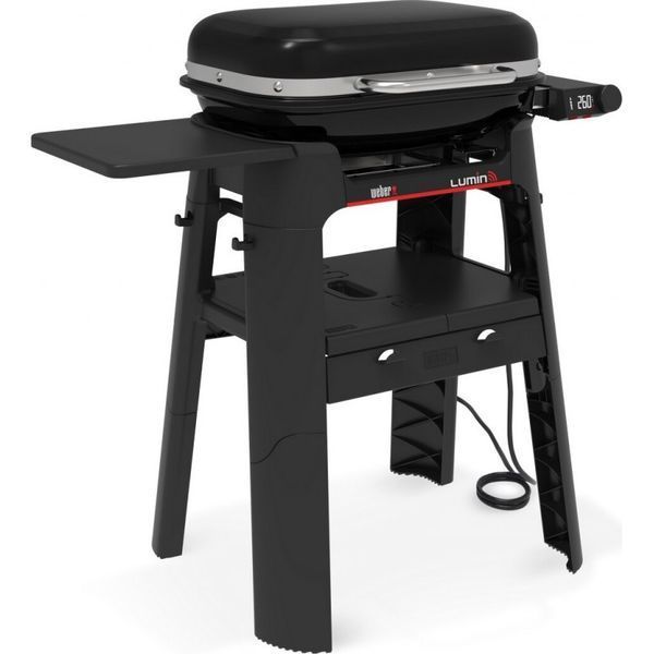 Електричний гриль Weber Lumin Smart з підставкою, чорний 1500691 фото