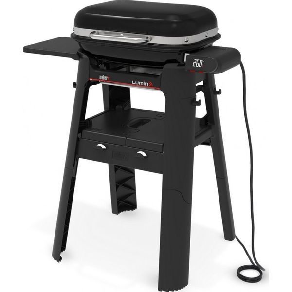 Електричний гриль Weber Lumin Smart Compact з підставкою, чорний 1500679 фото