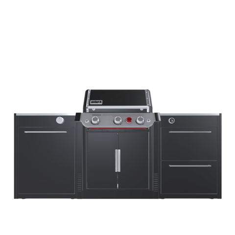 Вулична барбекю кухня (острів) для гриля Genesis EP-335w Weber BBQ Kitchen Gas 231 з двома крючками для інструментів BBQKITCHEN1-3 фото