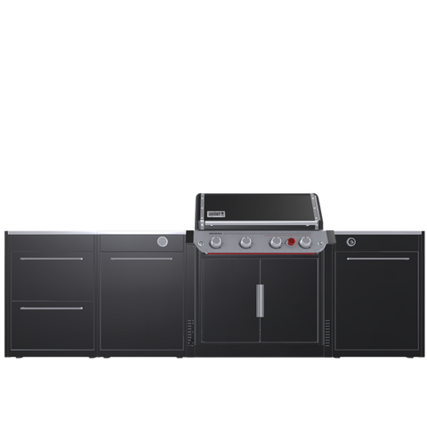 Вулична барбекю кухня (острів) для гриля Genesis ЕP-435w Weber BBQ Kitchen Gas 331 з двома крючками для інструментів BBQKITCHEN2-7 фото