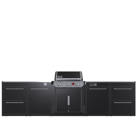 Вулична барбекю кухня (острів) для гриля Genesis EPX-335 Weber BBQ Kitchen Gas 431 з двома крючками для інструментів BBQKITCHEN3-4 фото