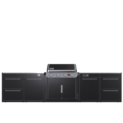 Вулична барбекю кухня (острів) для гриля Genesis EPX-435 Weber BBQ Kitchen Gas 431 з двома крючками для інструментів BBQKITCHEN3-8 фото