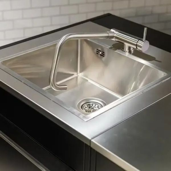 Вулична барбекю кухня із трьох модулів з мийкою BBQKITCHEN3 фото