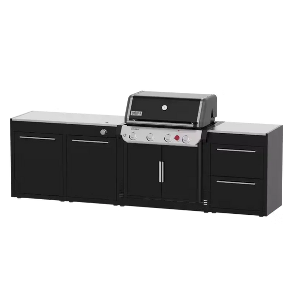 Вулична барбекю кухня (острів) для гриля Genesis EPX-335 Weber BBQ Kitchen Gas 331 з двома крючками для інструментів BBQKITCHEN2-4 фото