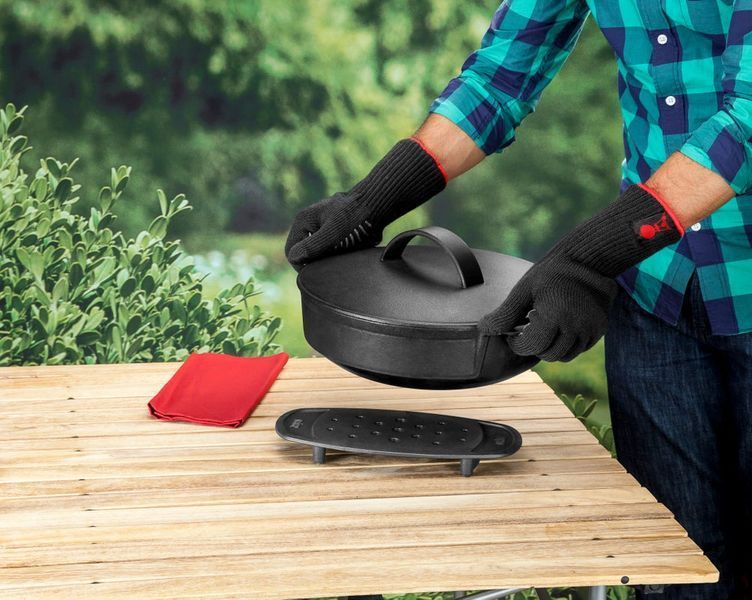 Підставка чавунна Weber для Gourmet BBQ System 8845 фото