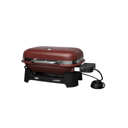 Гриль електричний Weber Lumin Compact, червоний (малиновий) 91040979 фото