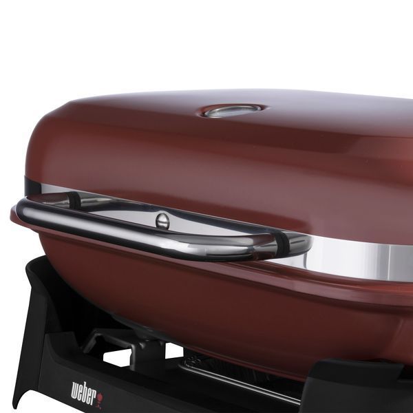 Гриль електричний Weber Lumin Compact, червоний (малиновий) 91040979 фото