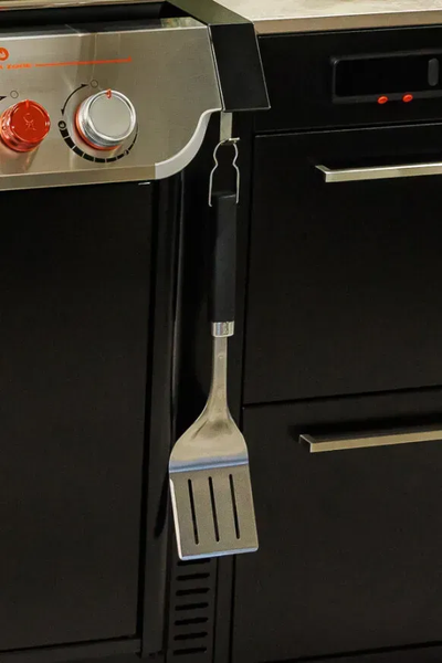 Вулична барбекю кухня (острів) для гриля Genesis EP-435w Weber BBQ Kitchen Gas 231 з двома крючками для інструментів BBQKITCHEN1-7 фото