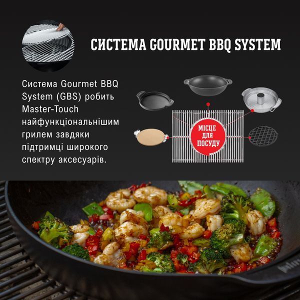 Вугільний гриль Performer Original GBS 57 см 15301004 фото
