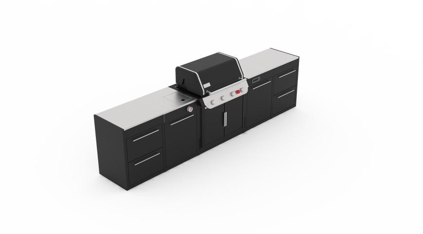 Вулична барбекю кухня для гриля Weber BBQ Kitchen Gas 431 1500628 фото