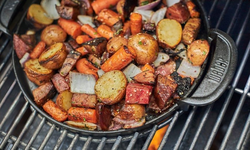 Сковорода для гриля з решіткою Gourmet BBQ System 7421 фото