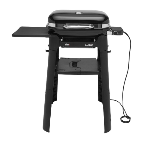 Гриль електричний Weber Lumin Compact з підставкою, чорний 91010879 фото