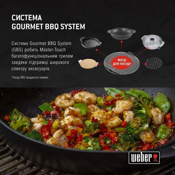 Гриль вугільний 57 см WEBER Master-Touch GBS E-5750 14701004 фото